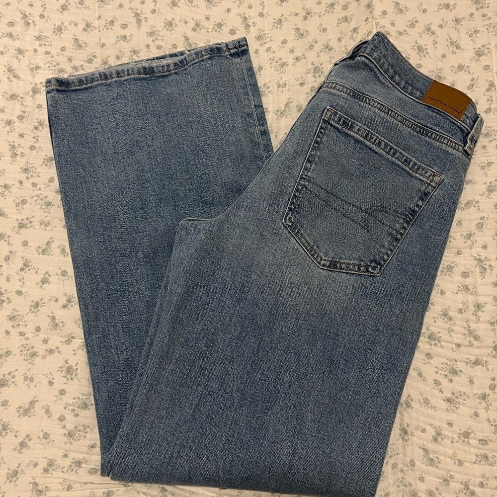 American Eagle Outfitters Blue Wide Legged Jeans - Xlong